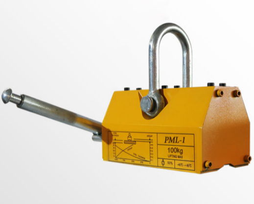 永磁磁力吊在建筑工地上用于鋼材的搬運